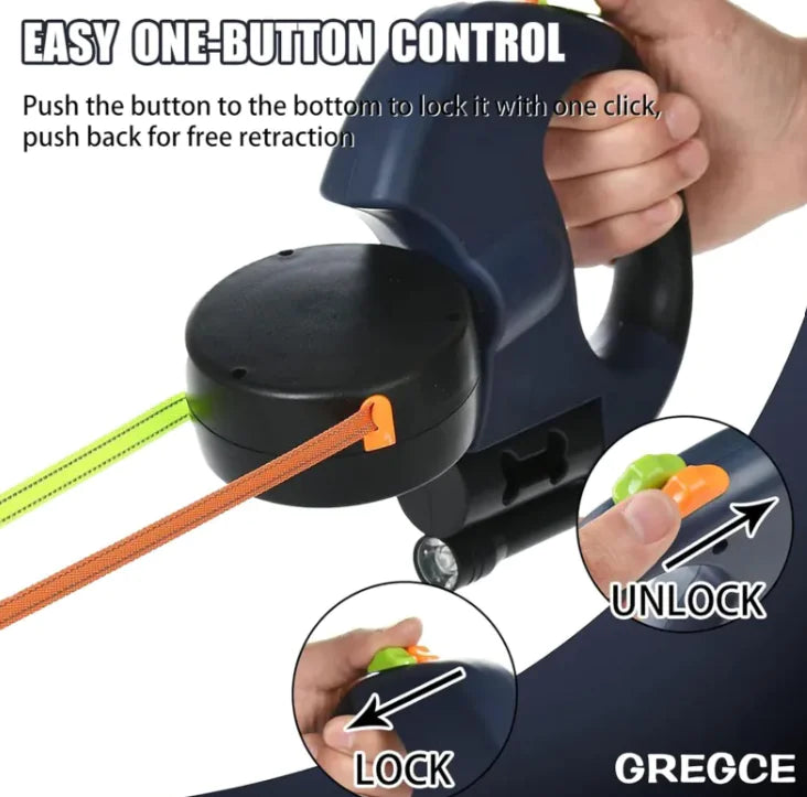 Dual Untangle Dog Leash