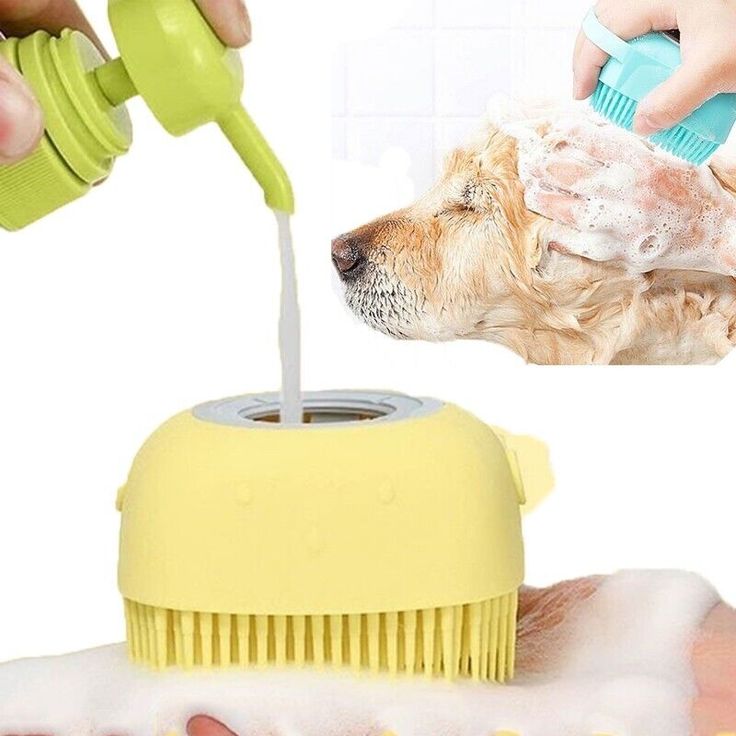 Dog Bath Massage Brush